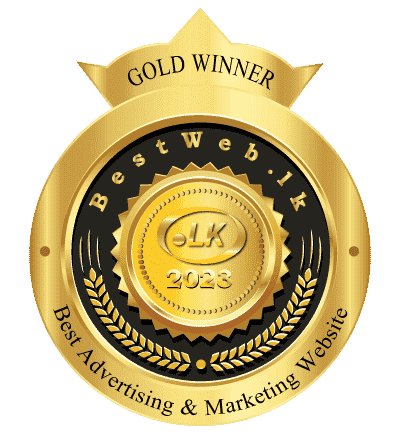 Best advertising and marketing website gold winner